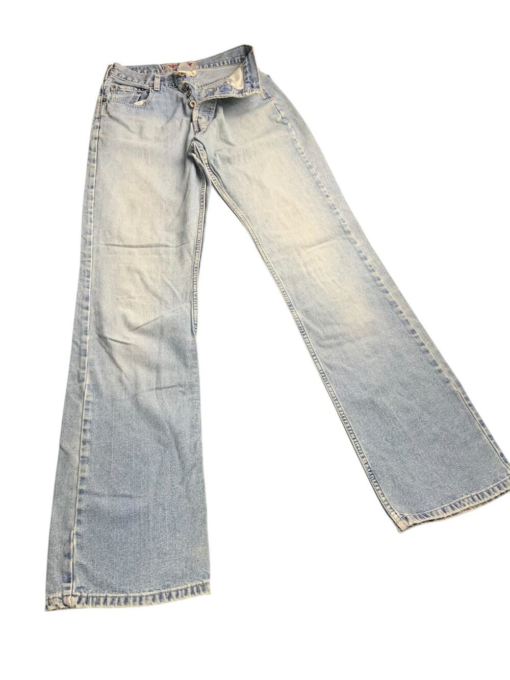 Vintage Silver Jeans Co Button Fly Light Wash Straight Jeans Womens 29x34 Canada